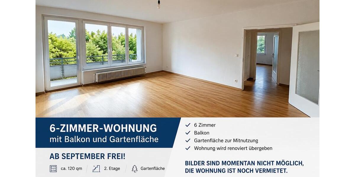 Etagenwohnung Iserlohn Letmathe - 5 Zimmer, 120 m&sup2;, 980&euro; | Angebot:26464221