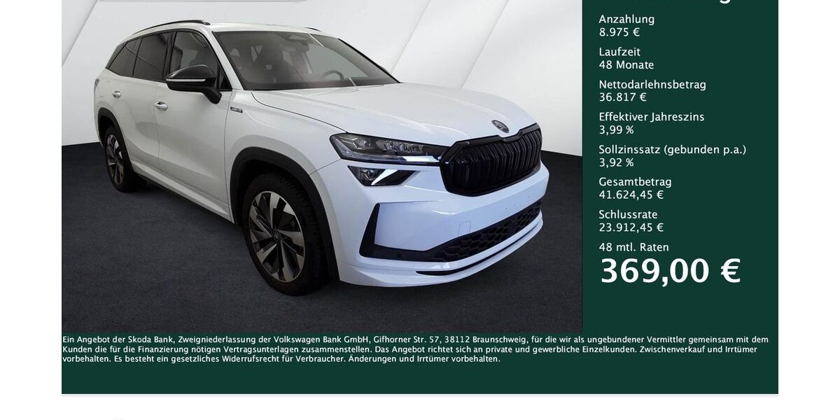 Skoda Kodiaq 7.052 km 45.527 &euro; Dortmund 44269