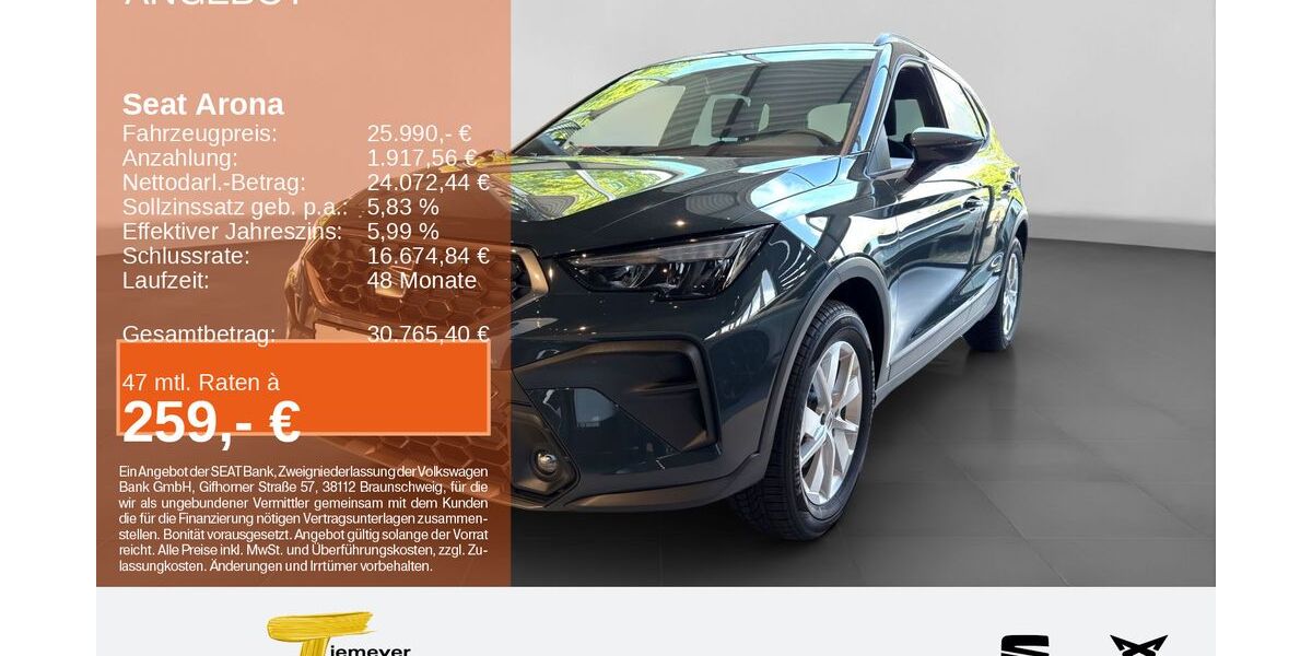 Seat Arona 1.500 km 25.990 &euro; Lüdenscheid 58513