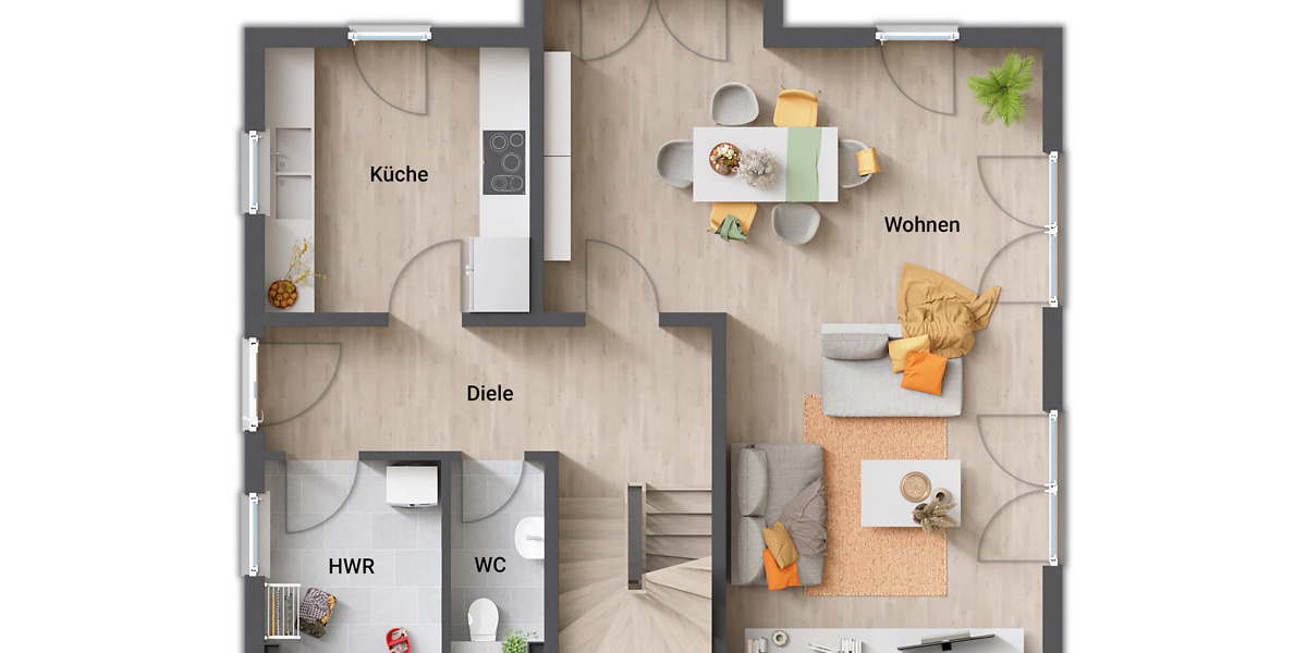 Mehrfamilienhaus, Wohnhaus Bergkamen Mitte - 5 Zimmer, 121 m&sup2;, 441.850&euro; | Angebot:25678878
