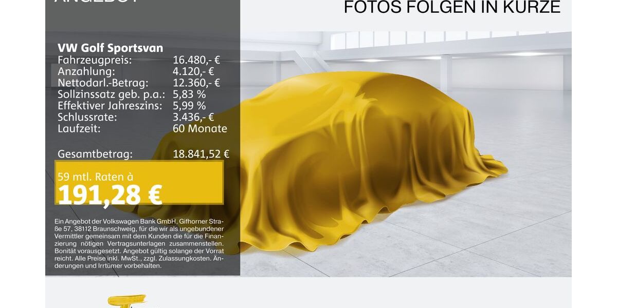 VW Golf Sportsvan 74.605 km 16.480 &euro; Lüdenscheid 58507