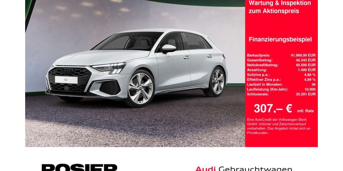 Audi S3 18.402 km 41.990 &euro; Menden 58706