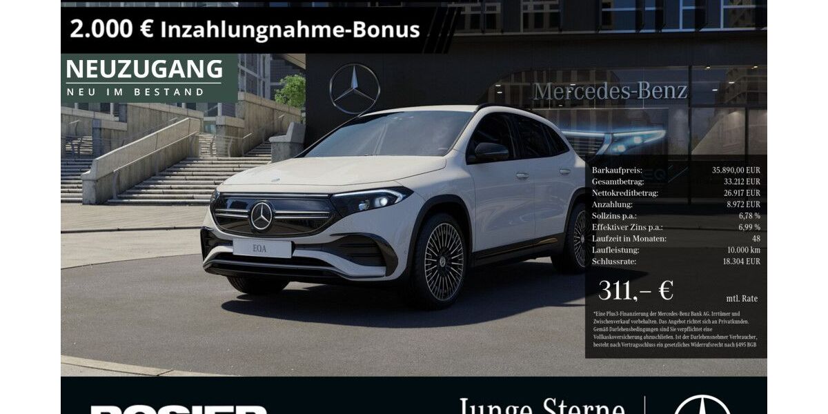 Mercedes-Benz EQA 3.322 km 35.582 &euro; Arnsberg 59759