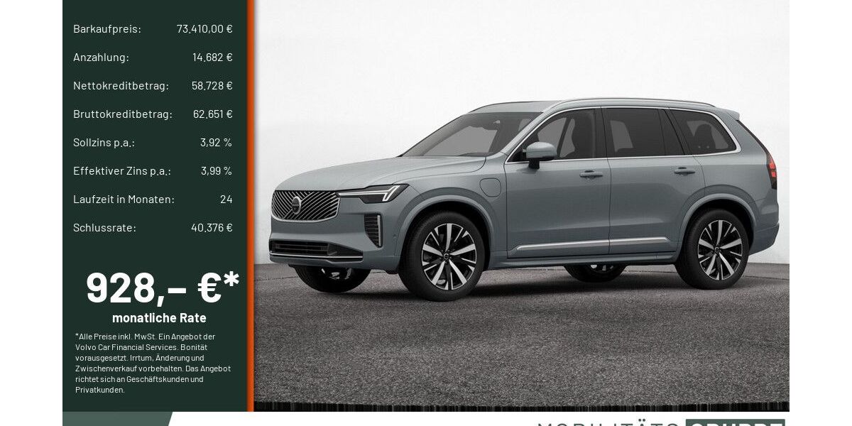 Volvo XC90 6.990 km 73.410 &euro; Lüdenscheid 58507