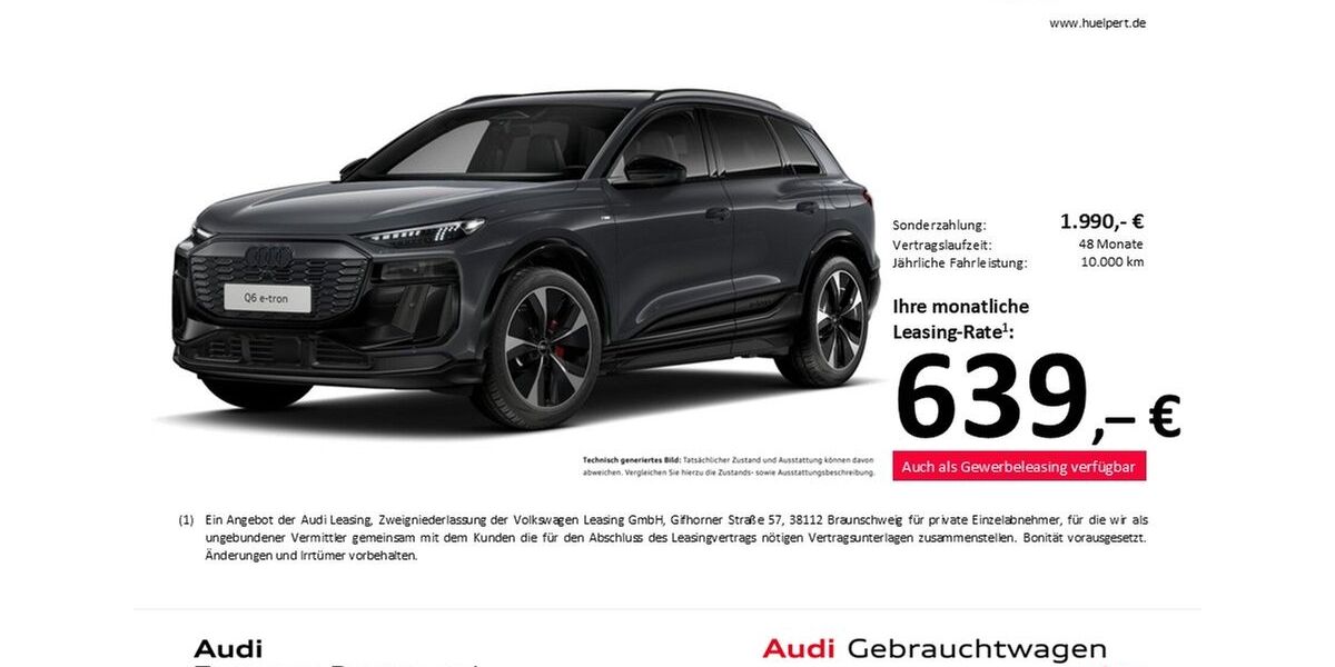 Audi Q6 e-tron 9.174 km 72.968 &euro; Dortmund 44143