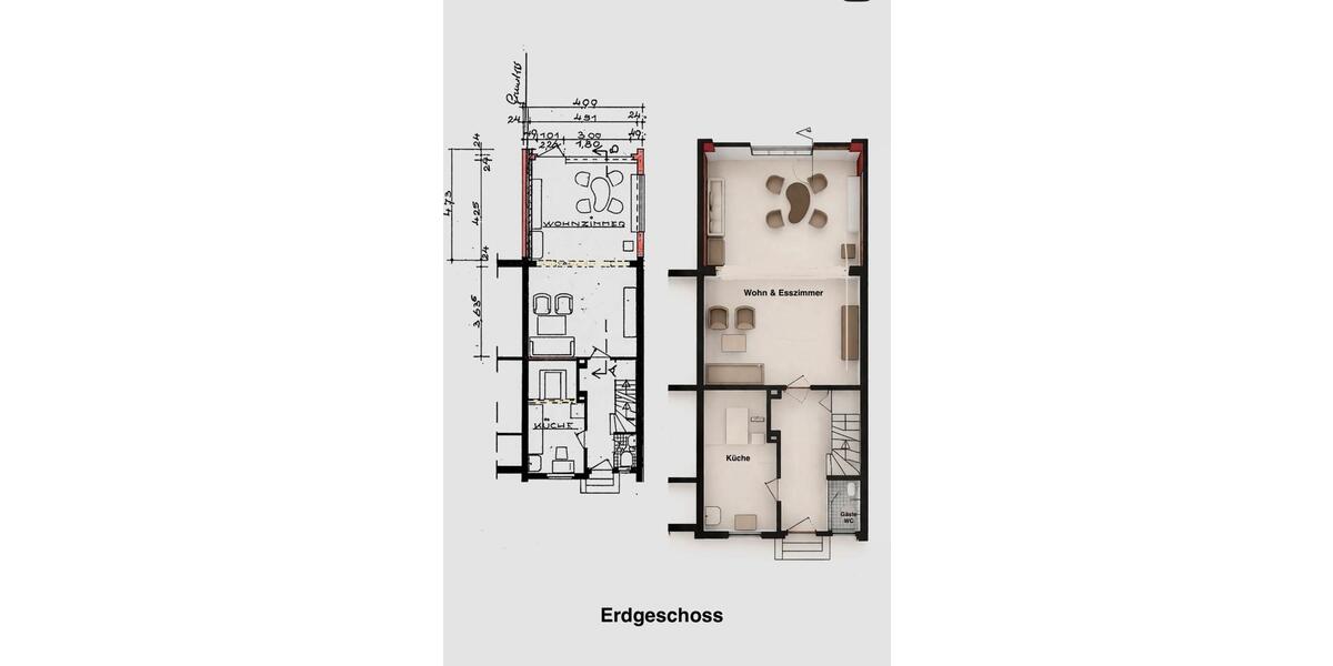 Doppelhaushälfte Bönen - 4 Zimmer, 110 m&sup2;, 1.500&euro; | Angebot:26121762