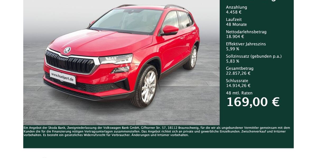 Skoda Karoq 74.270 km 23.240 &euro; Dortmund 44309