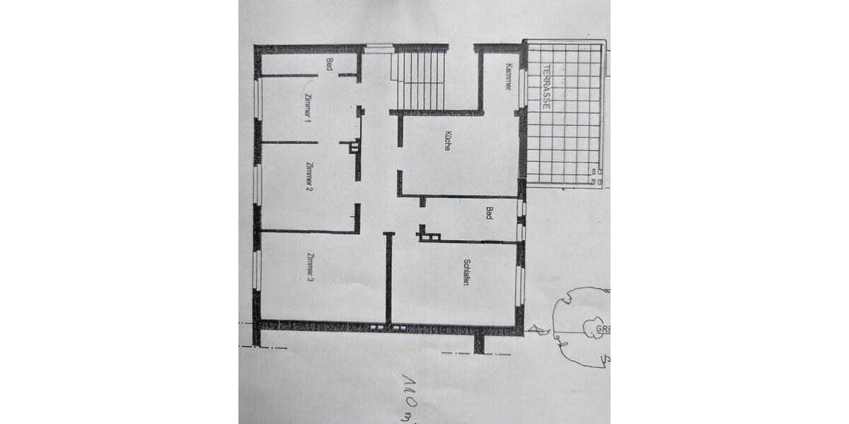 Erdgeschoßwohnung Iserlohn Letmathe - 4.5 Zimmer, 110 m&sup2;, 970&euro; | Angebot:26567428