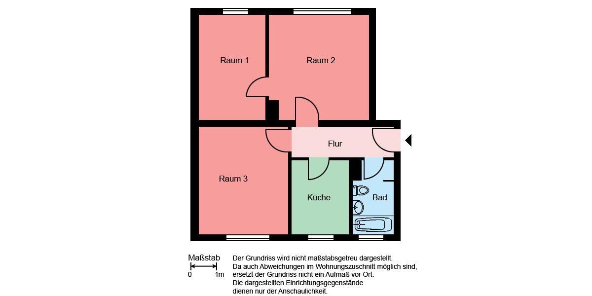 Etagenwohnung Plettenberg - 2 Zimmer, 45 m&sup2;, 339&euro; | Angebot:24796058