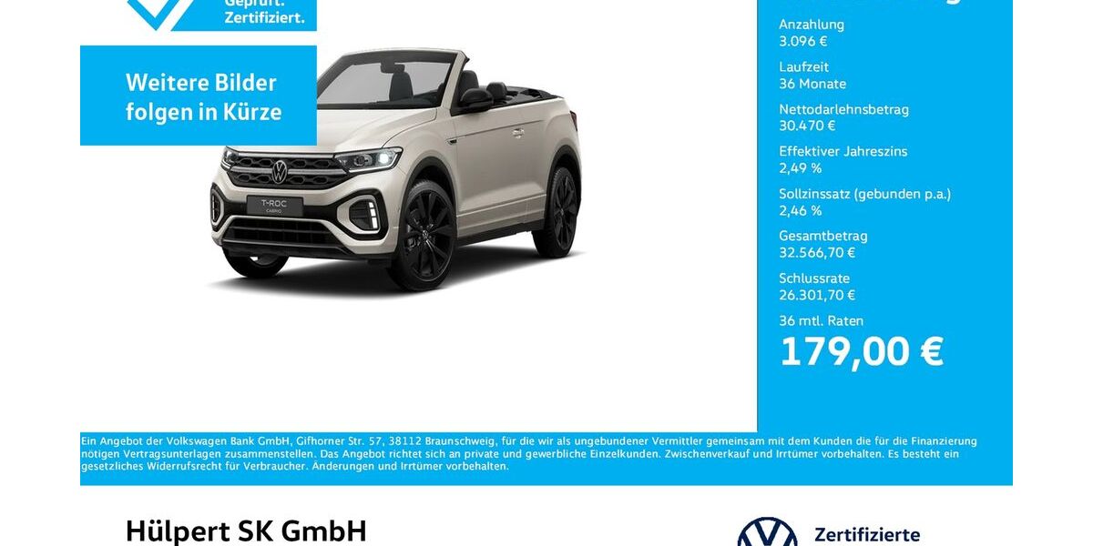 VW T-Roc 10.653 km 33.311 &euro; Bergkamen 59192