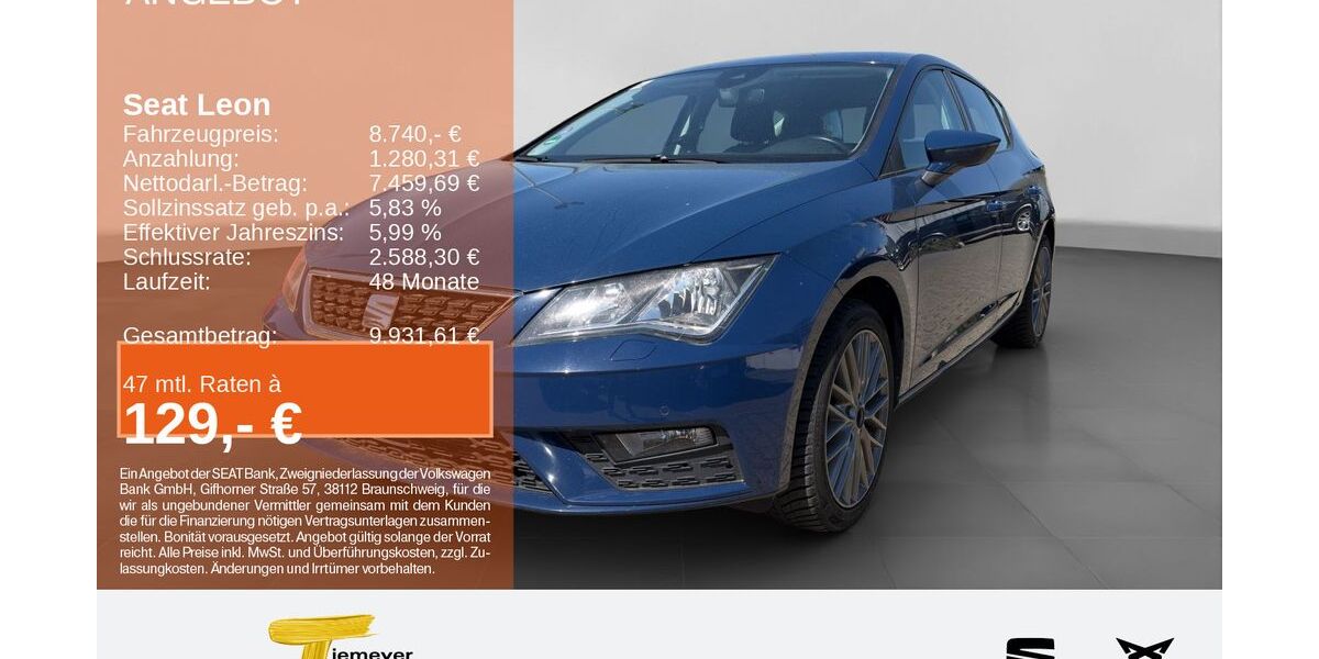 Seat Leon 132.184 km 8.210 &euro; Lüdenscheid 58513