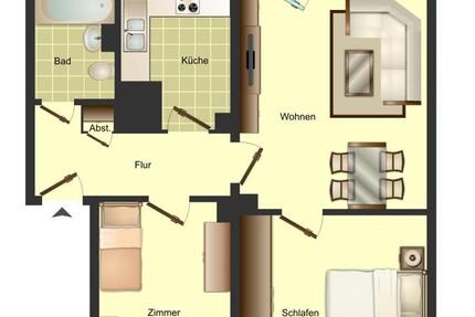 Wohnung Unna Alte Heide - 3.5 Zimmer, 58 m&sup2;, 459&euro; | Angebot:25901458