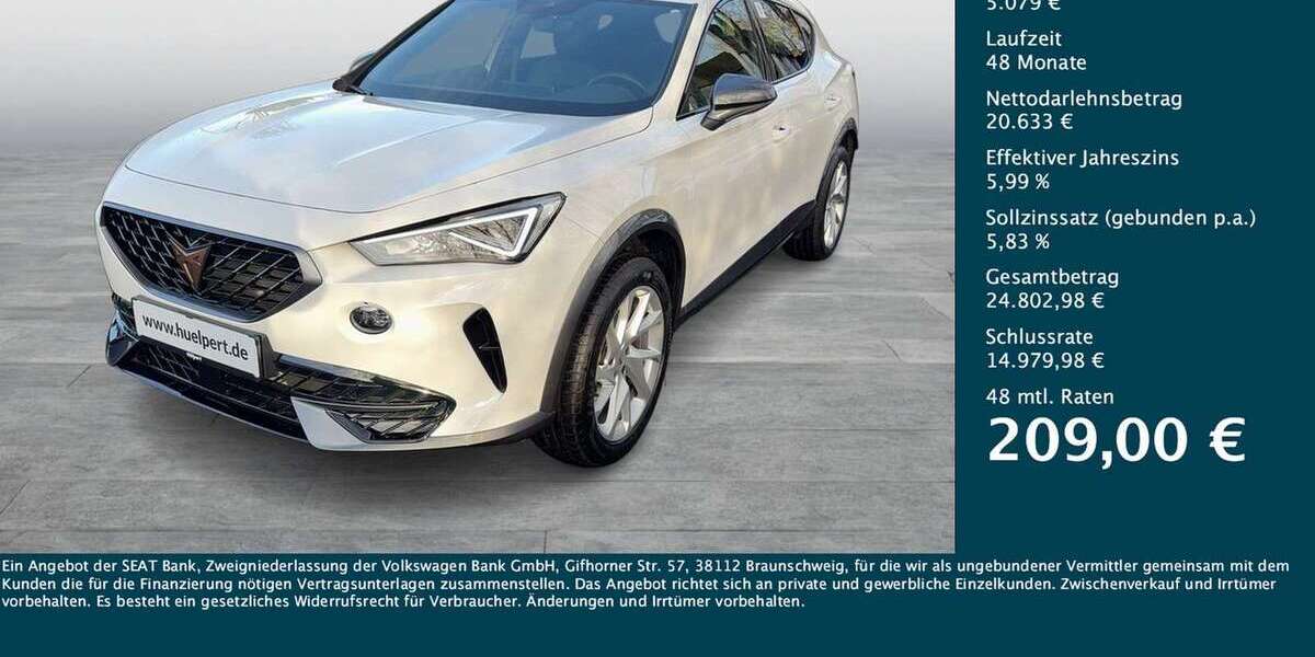 Cupra Formentor 10.130 km 25.712 &euro; Dortmund-Marten 44379