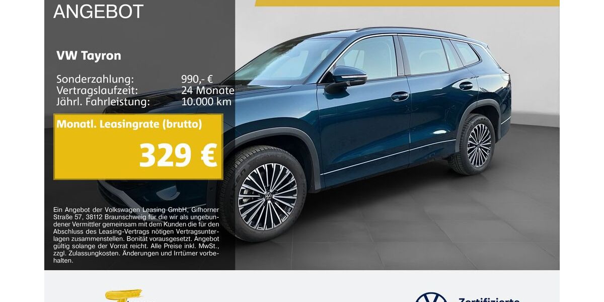 VW Tayron 21.342 km 40.390 &euro; Plettenberg 58840