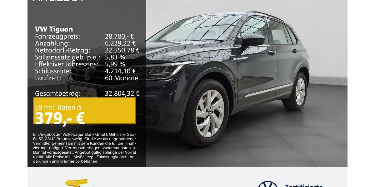 VW Tiguan 47.014 km 28.780 &euro; Lüdenscheid 58507