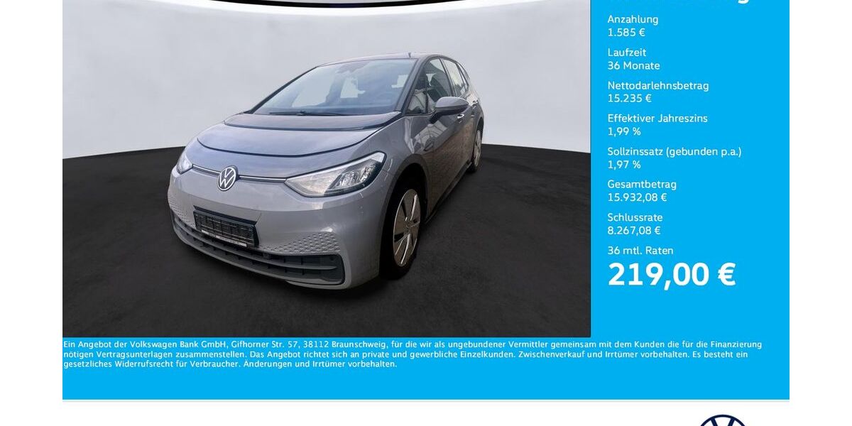 VW ID.3 30.602 km 16.820 &euro; Unna 59423