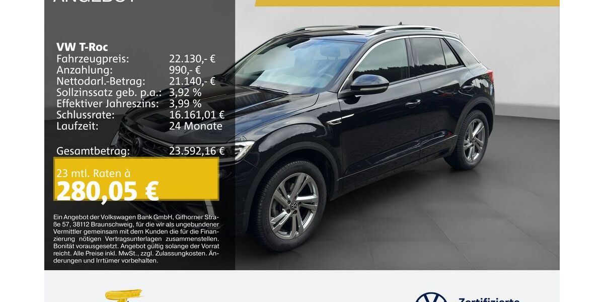 VW T-Roc 48.289 km 22.130 &euro; Plettenberg 58840