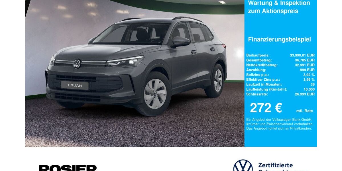 VW Tiguan 10.020 km 33.990 &euro; Menden 58706