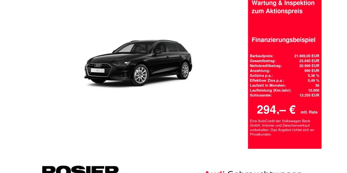 Audi A4 49.967 km 21.989 &euro; Menden 58706