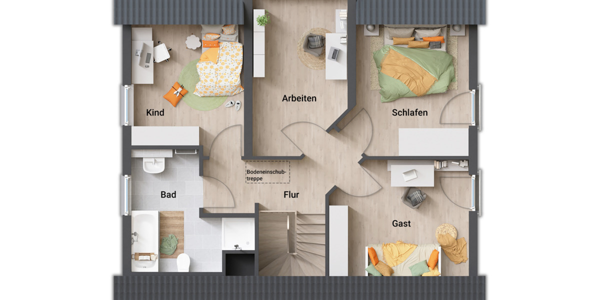 Einfamilienhaus Iserlohn Dröschederfeld - 4 Zimmer, 130 m&sup2;, 409.390&euro; | Angebot:25734168