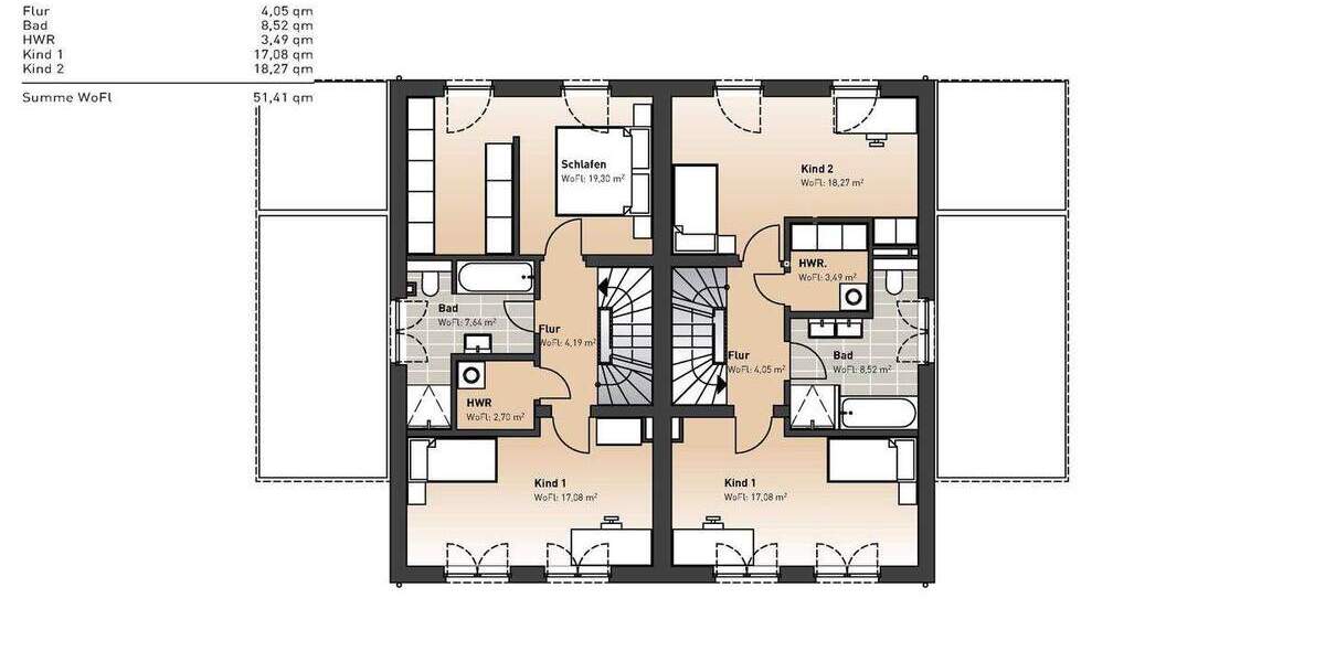 Doppelhaushälfte Ennepetal Homberge - 4 Zimmer, 140 m&sup2;, 484.000&euro; | Angebot:25730479