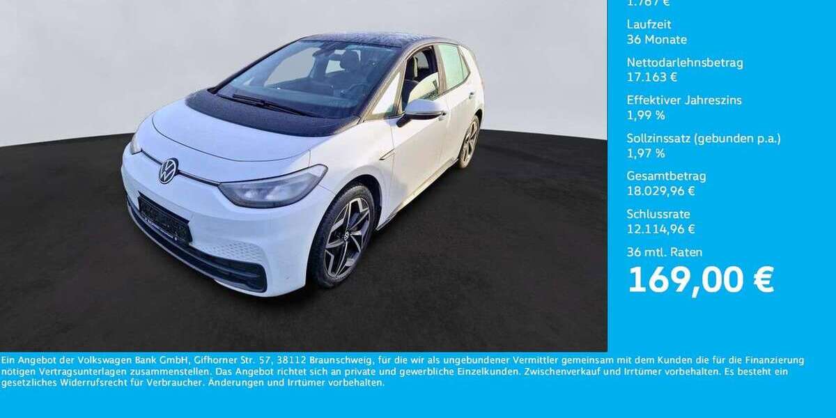 VW ID.3 30.845 km 18.930 &euro; Unna 59423