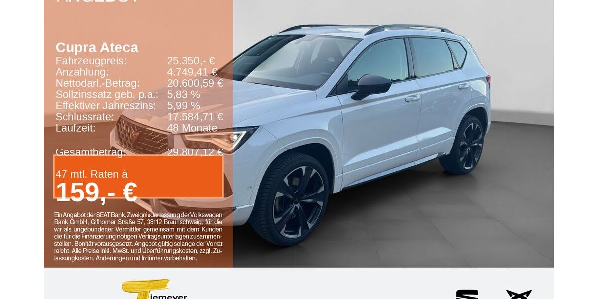 Cupra Ateca 37.689 km 24.950 &euro; Plettenberg 58840