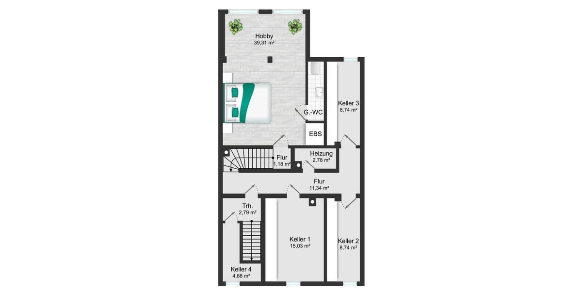 Erdgeschoßwohnung Dortmund Innenstadt Ost - 3 Zimmer, 120 m&sup2;, 479.000&euro; | Angebot:26545175