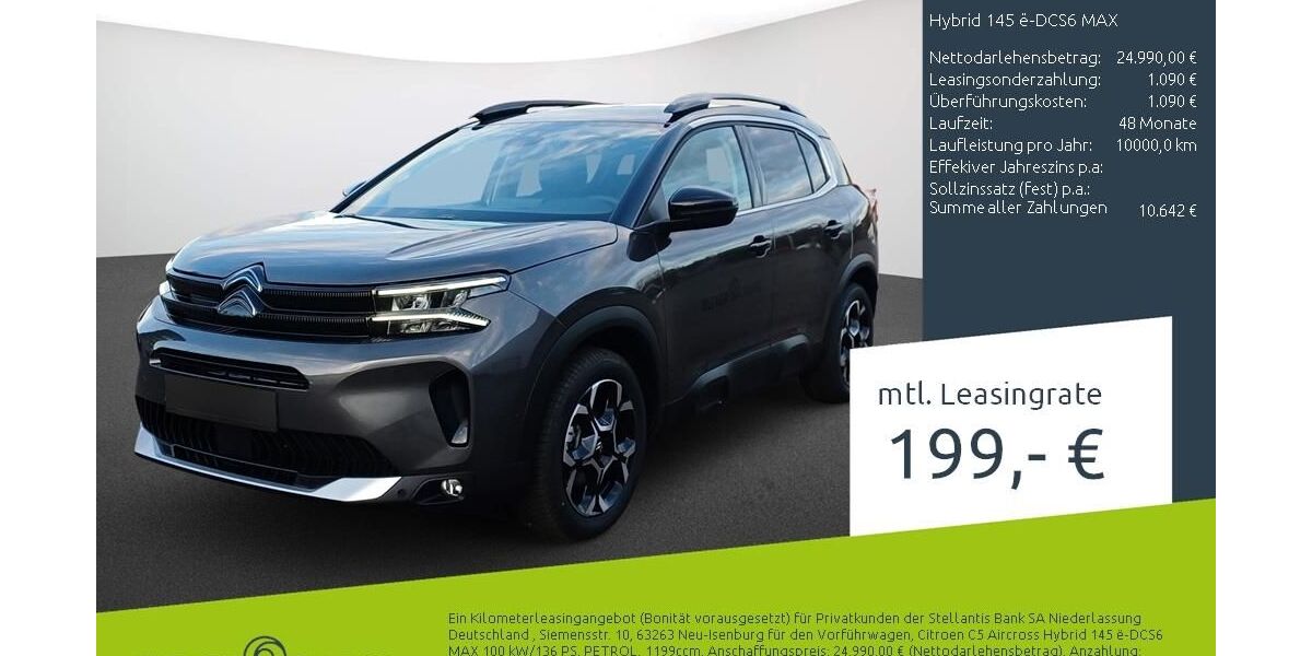 Citroen C5 Aircross 8.446 km 24.989 &euro; Dortmund 44263