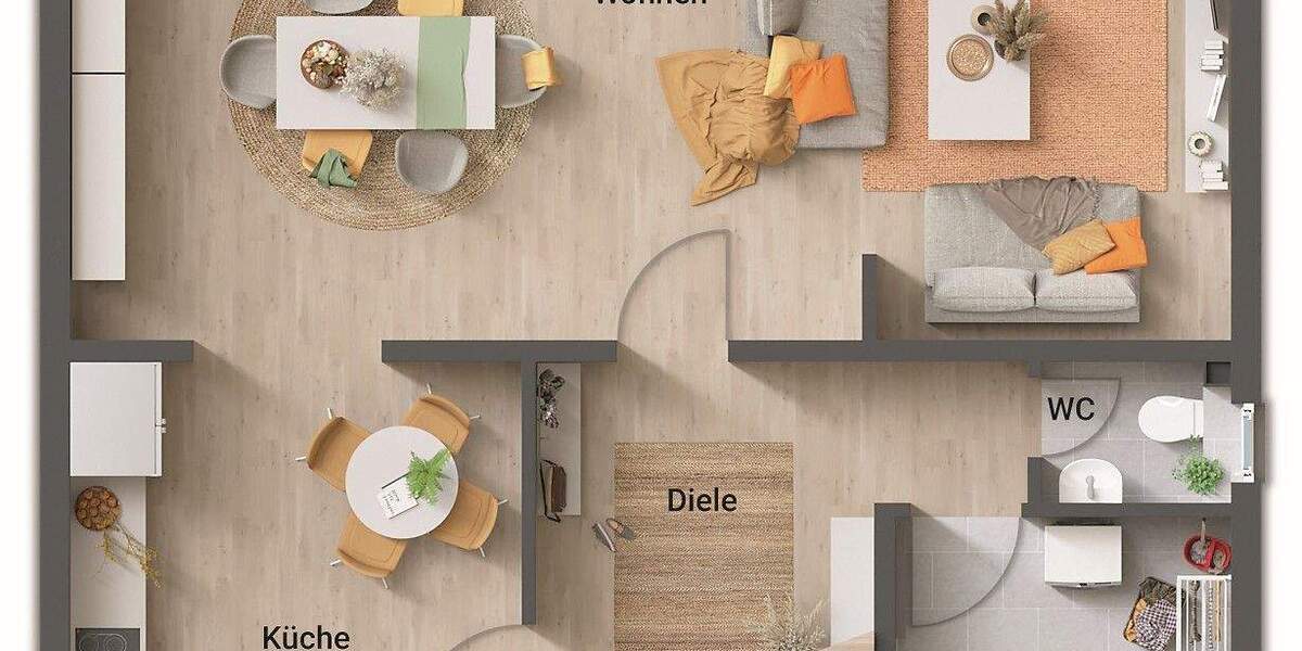 Einfamilienhaus Hemer Becke - 4 Zimmer, 125 m&sup2;, 392.050&euro; | Angebot:25734178