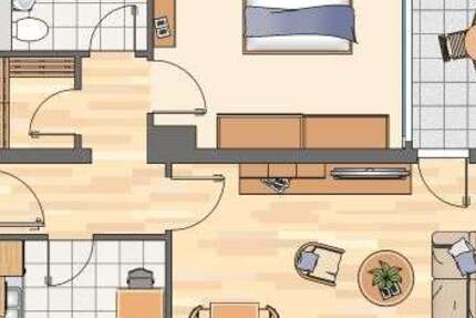 Wohnung Unna - 2 Zimmer, 60 m&sup2;, 459&euro; | Angebot:26659336