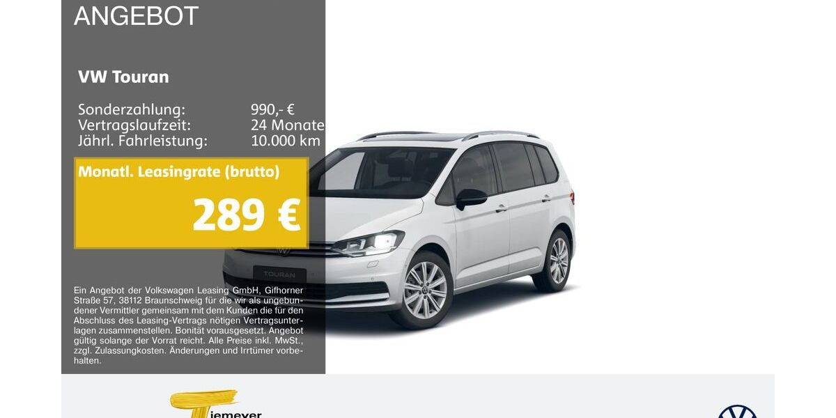 VW Touran 20.868 km 34.330 &euro; Lüdenscheid 58507