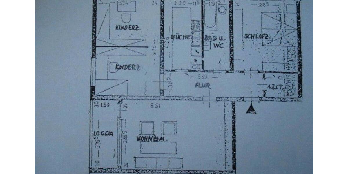 Etagenwohnung Bergkamen - 4 Zimmer, 91 m&sup2;, 132.500&euro; | Angebot:25901025