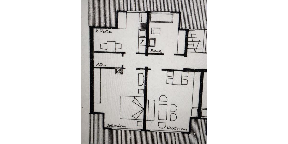 Dachgeschoßwohnung Hagen Hagen-Mitte - 2 Zimmer, 65 m&sup2;, 530&euro; | Angebot:25803667