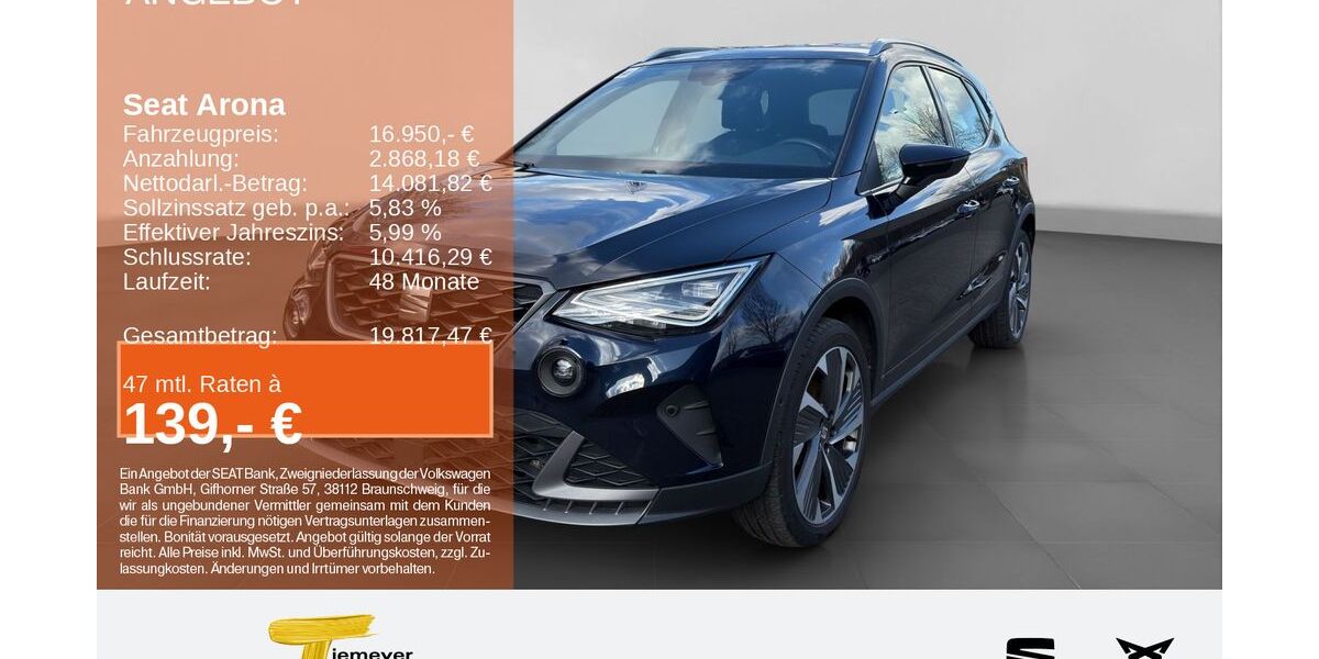 Seat Arona 64.735 km 16.950 &euro; Hemer 58675