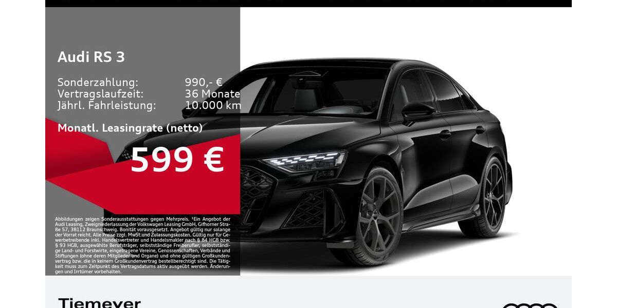 Audi RS3 2.050 km 64.290 &euro; Plettenberg 58840