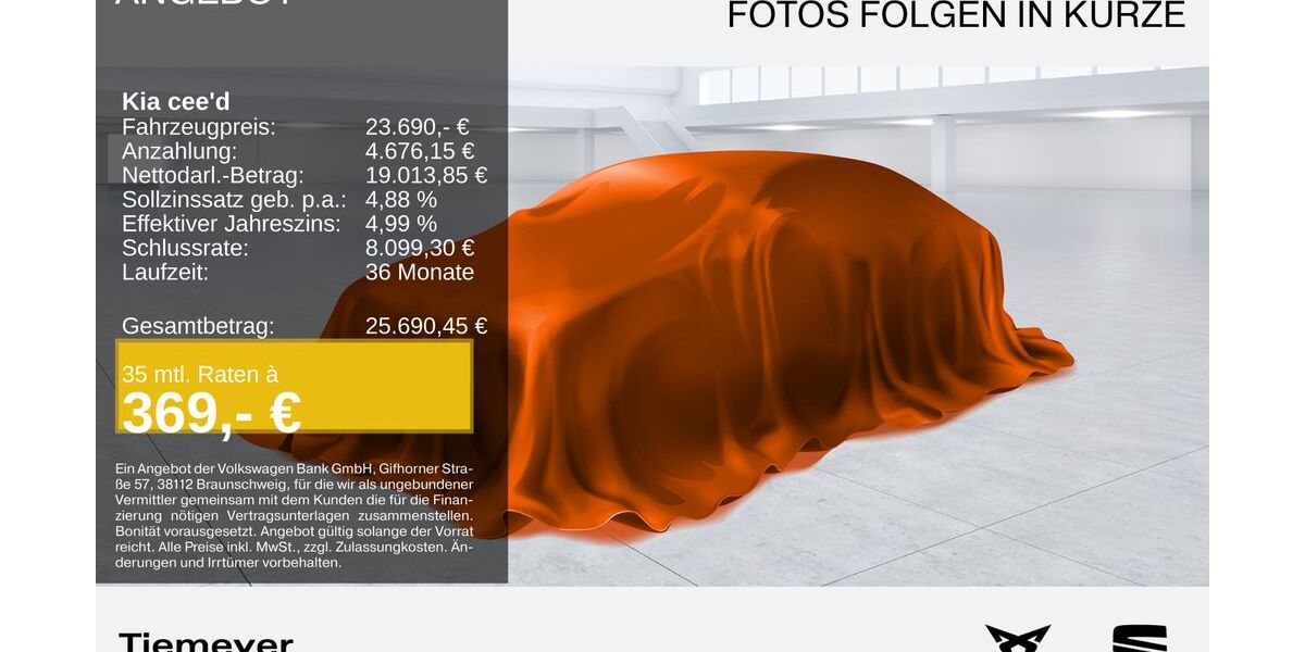 Kia ceed / Ceed 73.823 km 23.690 &euro; Hemer 58675