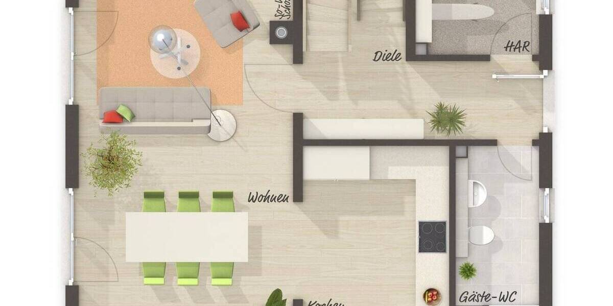 Einfamilienhaus Iserlohn Dröschederfeld - 4 Zimmer, 114 m&sup2;, 449.750&euro; | Angebot:25734150