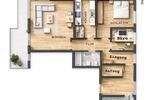 Dachgeschoßwohnung Iserlohn Letmathe - 3 Zimmer, 85 m&sup2;, 807&euro; | Angebot:25884089