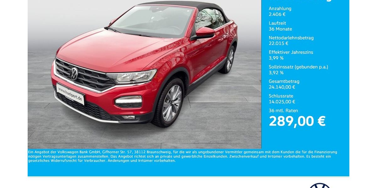 VW T-Roc 22.780 km 23.962 &euro; Dortmund 44379