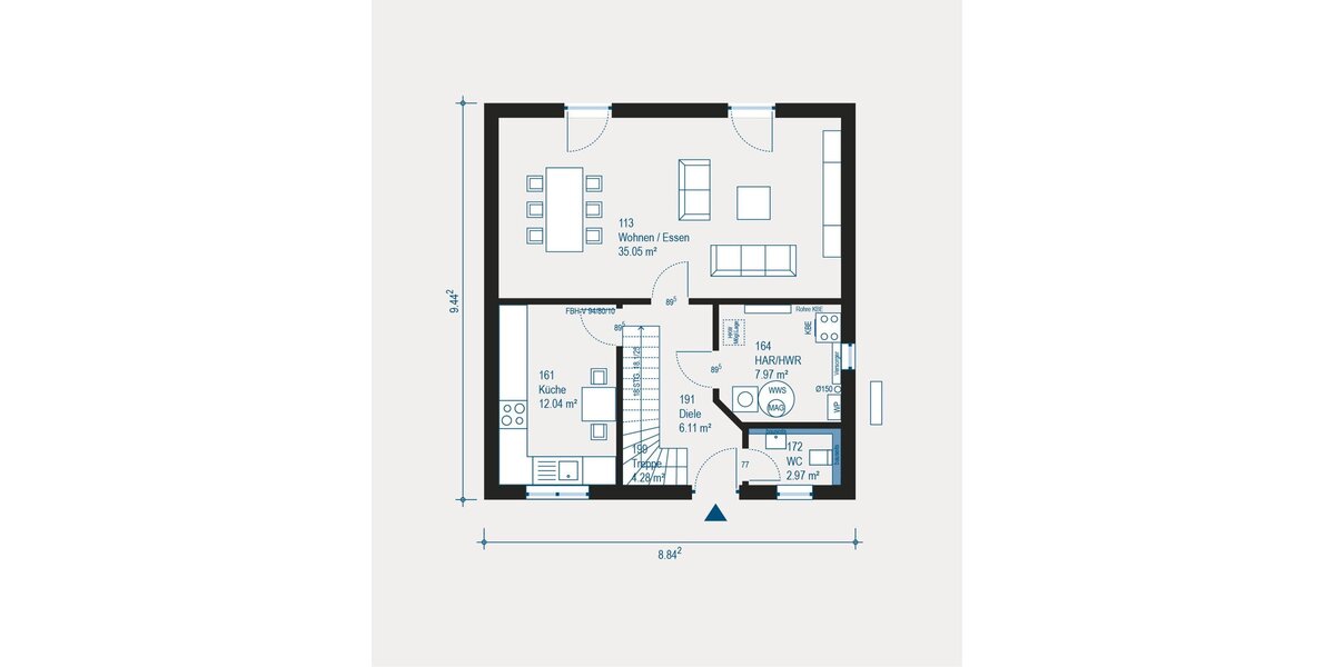 Individuell geplantes Einfamilienhaus - Flexibles Wohnen im Ennepe Ruhr Kreis mit allkauf - Einfamilienhaus Ennepe Ruhr Kreis | Angebot:27338592