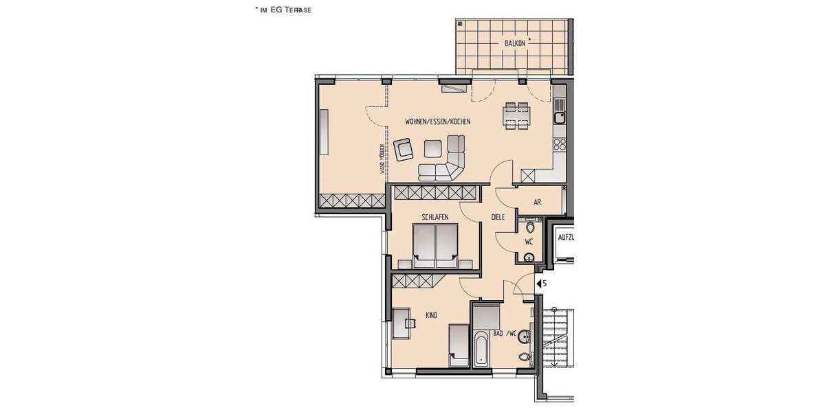 Etagenwohnung Gevelsberg - 3 Zimmer, 107 m&sup2;, 478.000&euro; | Angebot:25730480