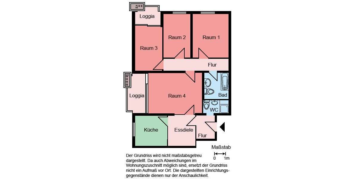 Etagenwohnung Kamen Methler - 4 Zimmer, 99 m&sup2;, 689&euro; | Angebot:27339432