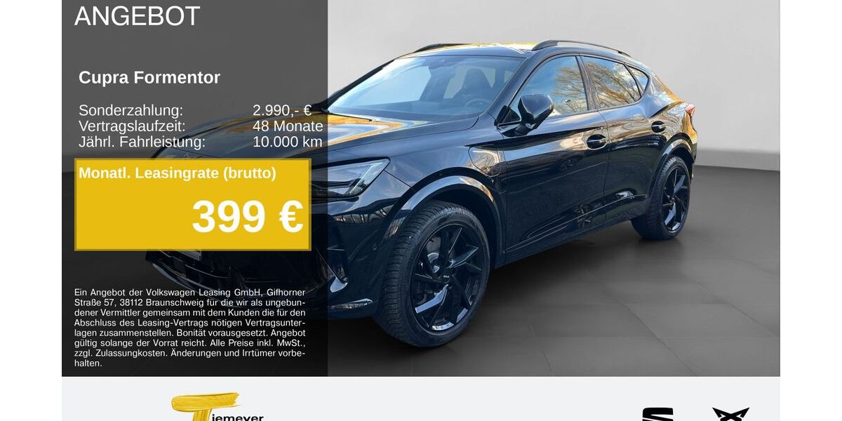 Cupra Formentor 9.900 km 40.890 &euro; Hemer 58675