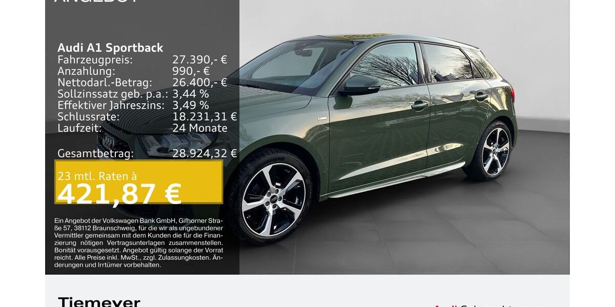 Audi A1 21.478 km 26.990 &euro; Lüdenscheid 58511