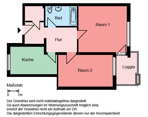 Etagenwohnung Kamen - 2 Zimmer, 65 m&sup2;, 479&euro; | Angebot:20868021