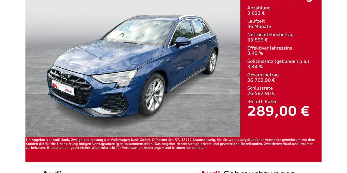 Audi A3 4.726 km 35.915 &euro; Dortmund 44143
