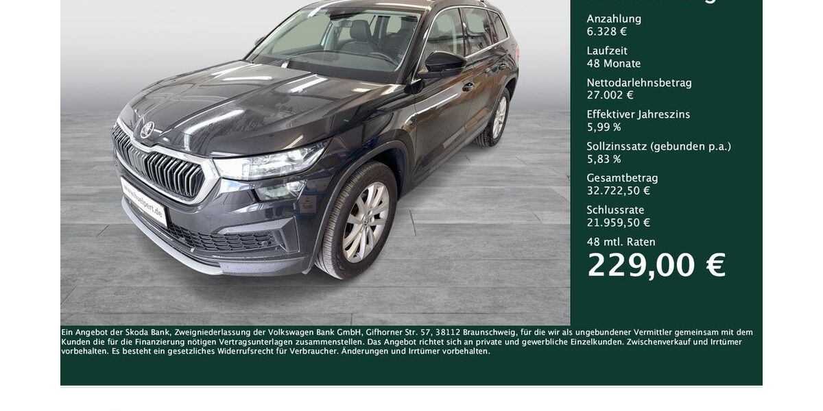 Skoda Kodiaq 28.767 km 33.330 &euro; Dortmund 44269