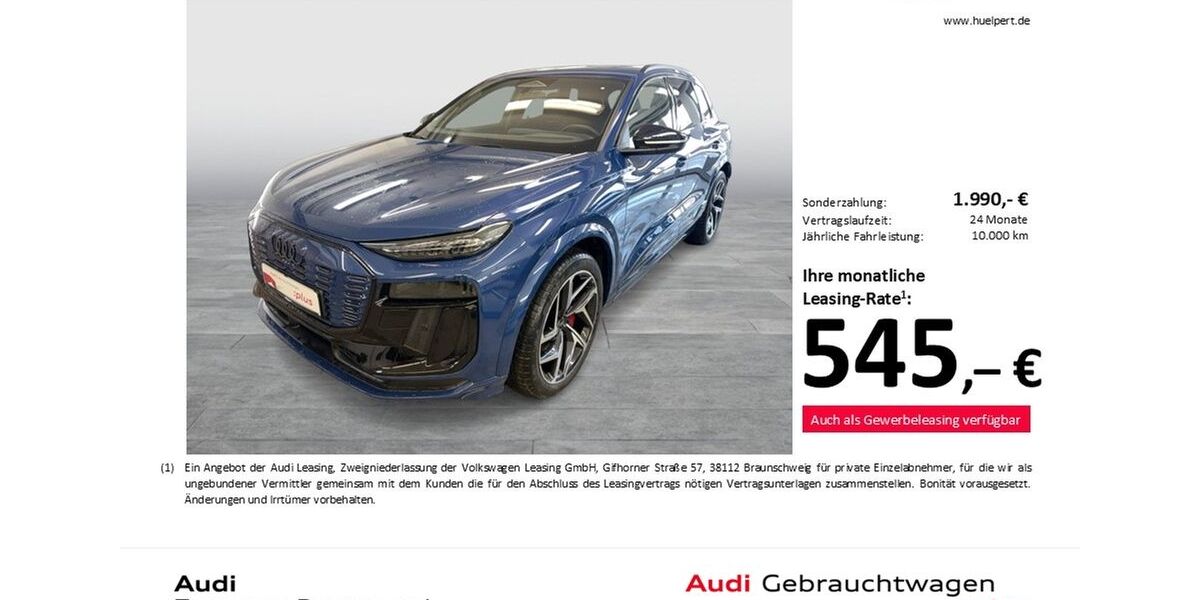 Audi Q6 e-tron 4.981 km 67.915 &euro; Dortmund 44143