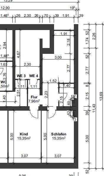 Etagenwohnung Dortmund Innenstadt Nord - 2.5 Zimmer, 56 m&sup2;, 495&euro; | Angebot:26003645
